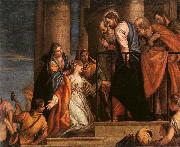  Paolo  Veronese Christ and the Woman with the Issue of Blood China oil painting reproduction